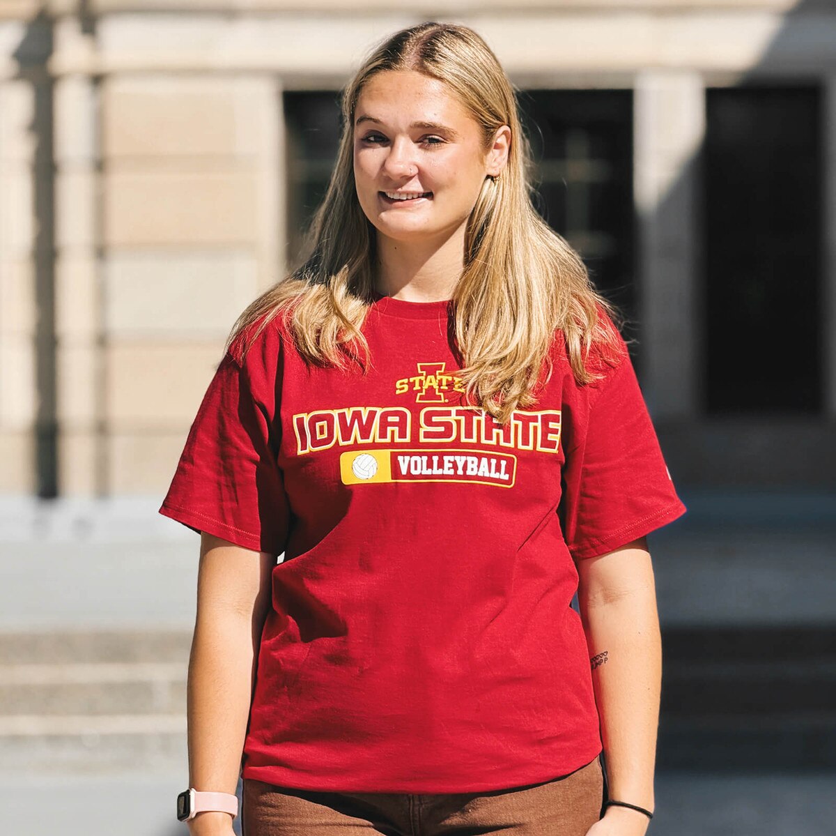 Champion® Iowa State Volleyball Cardinal T-Shirt